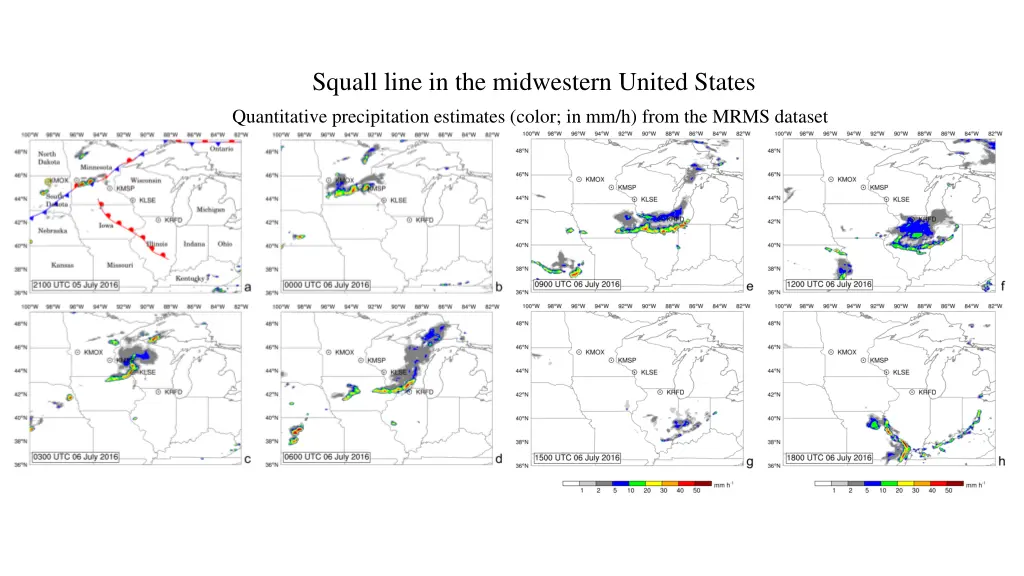 squall line in the midwestern united states