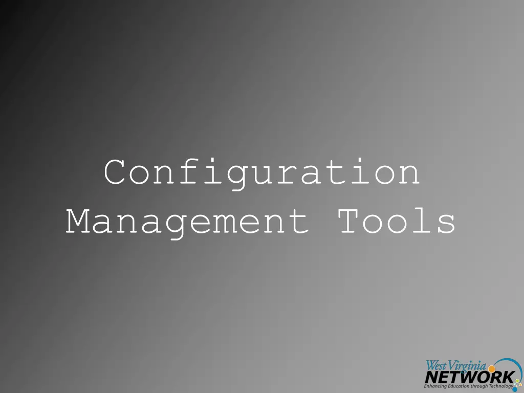 configuration management tools