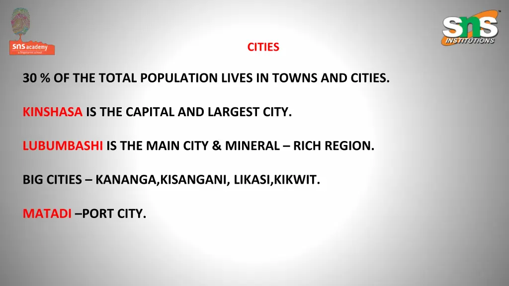 cities