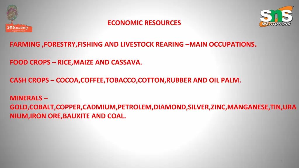 economic resources