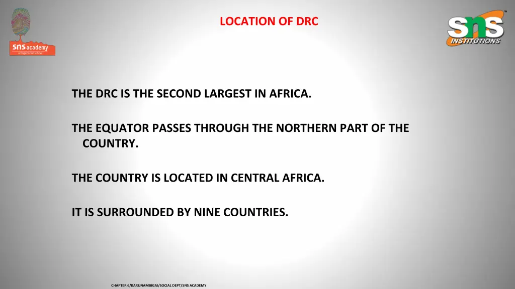 location of drc