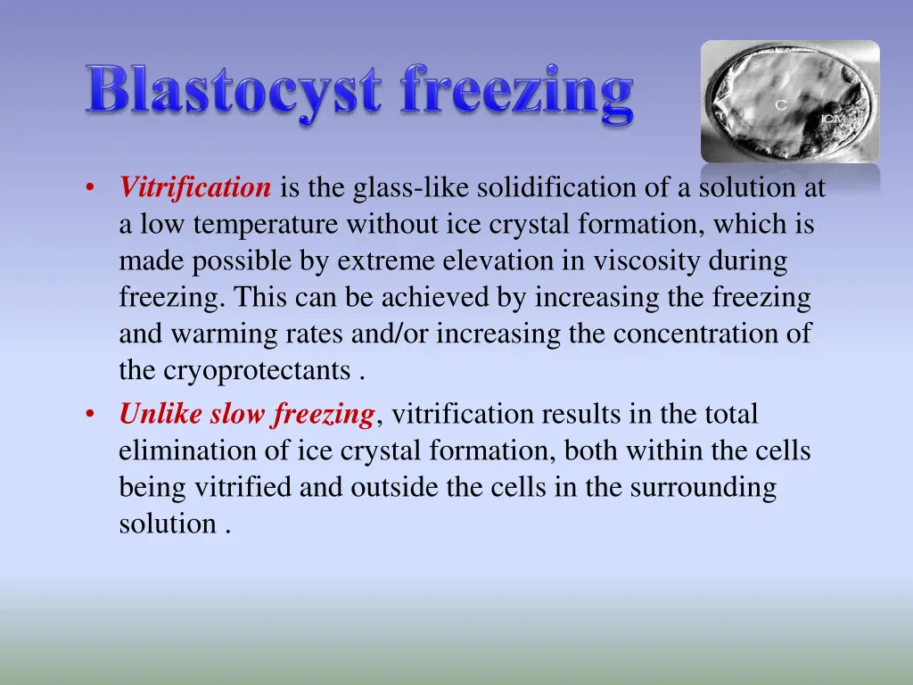 vitrification is the glass like solidification