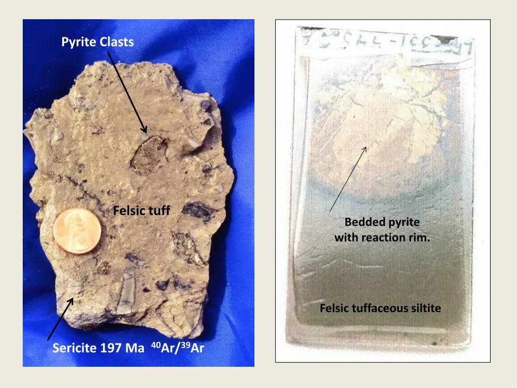 pyrite clasts