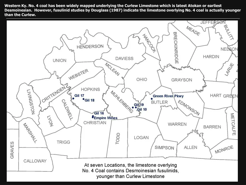 western ky no 4 coal has been widely mapped