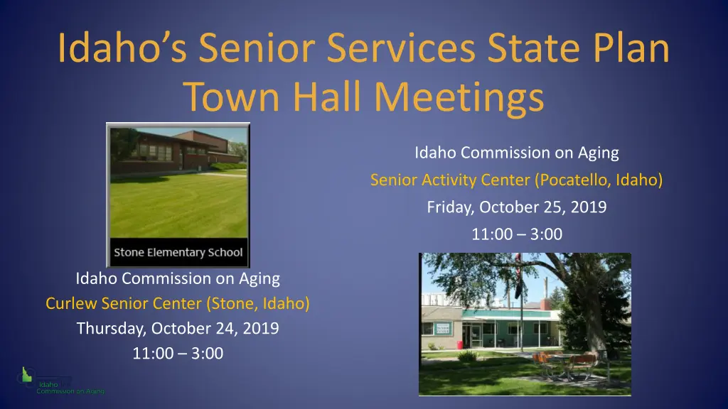 idaho s senior services state plan town hall