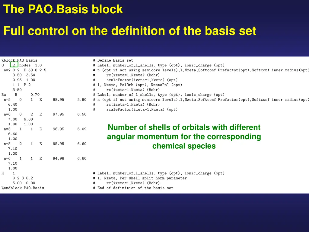 the pao basis block 1