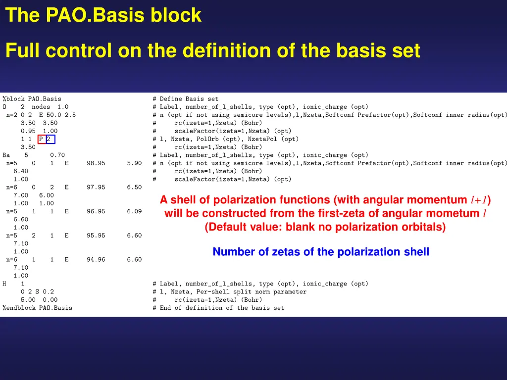 the pao basis block 10