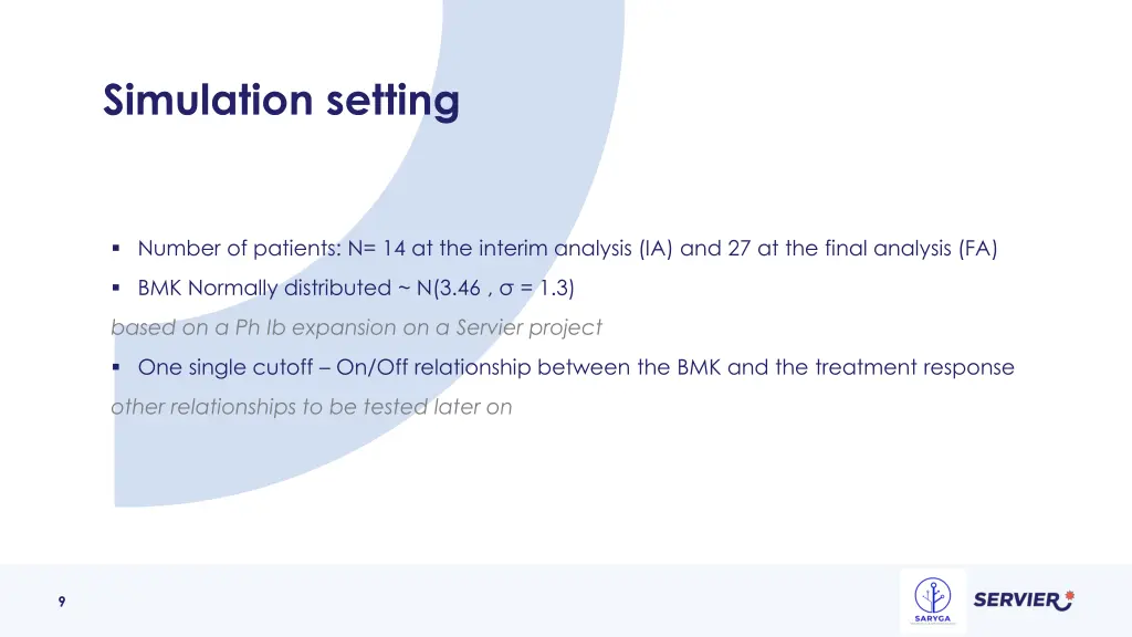 simulation setting