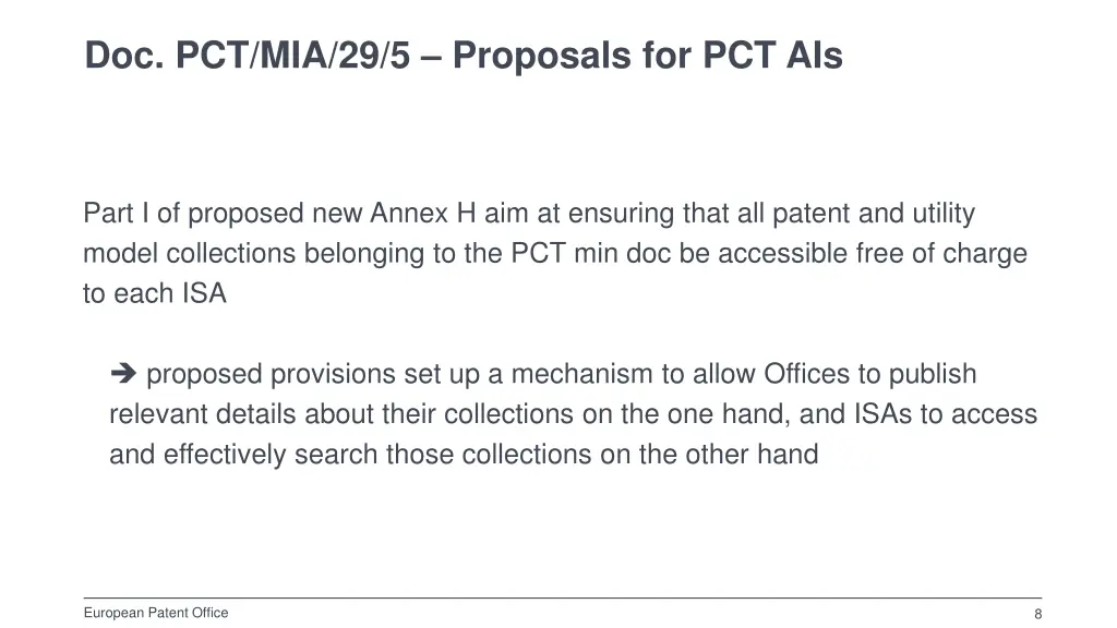 doc pct mia 29 5 proposals for pct ais