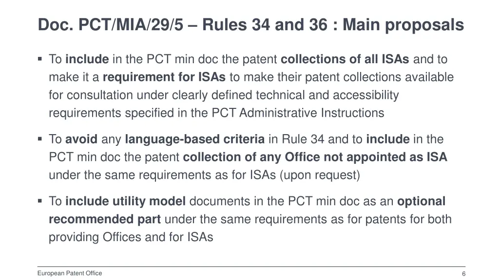 doc pct mia 29 5 rules 34 and 36 main proposals