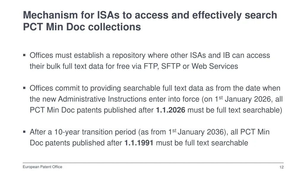 mechanism for isas to access and effectively