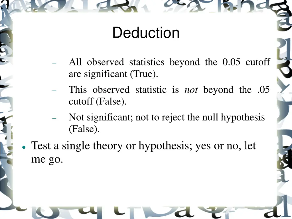 deduction 1