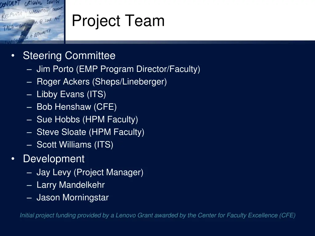 project team