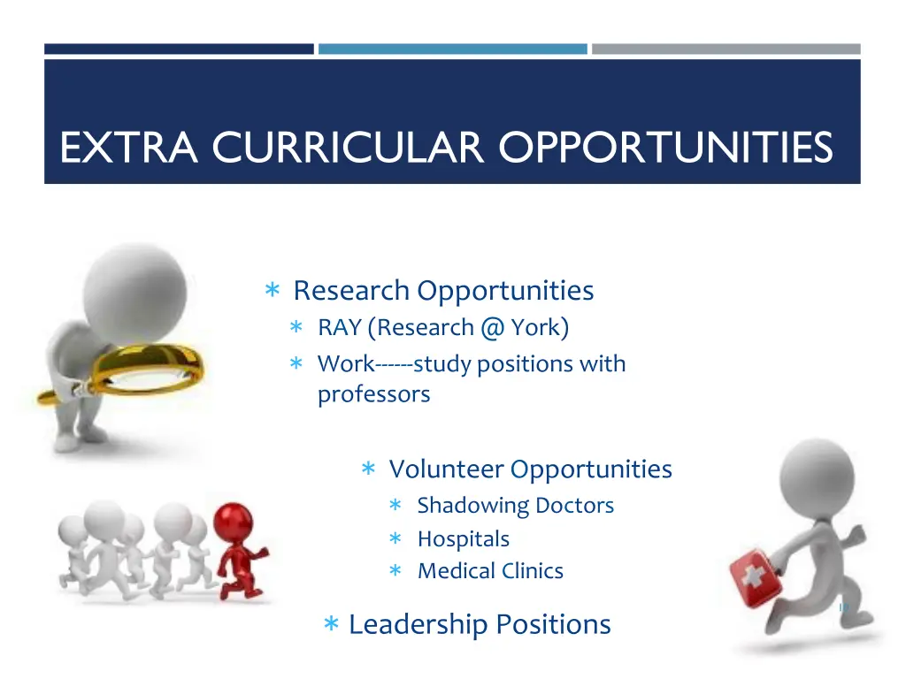 extra curricular opportunities