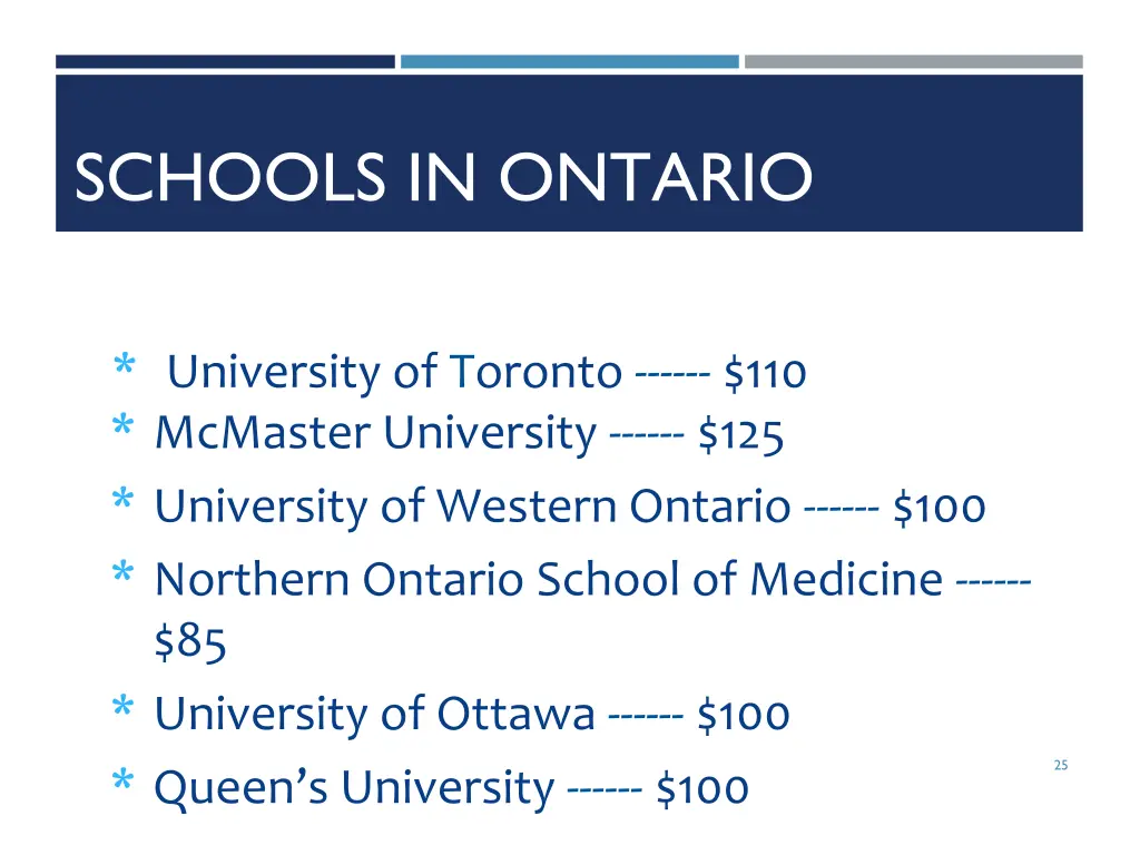 schools in ontario