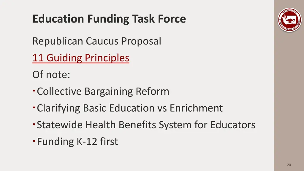 education funding task force 1