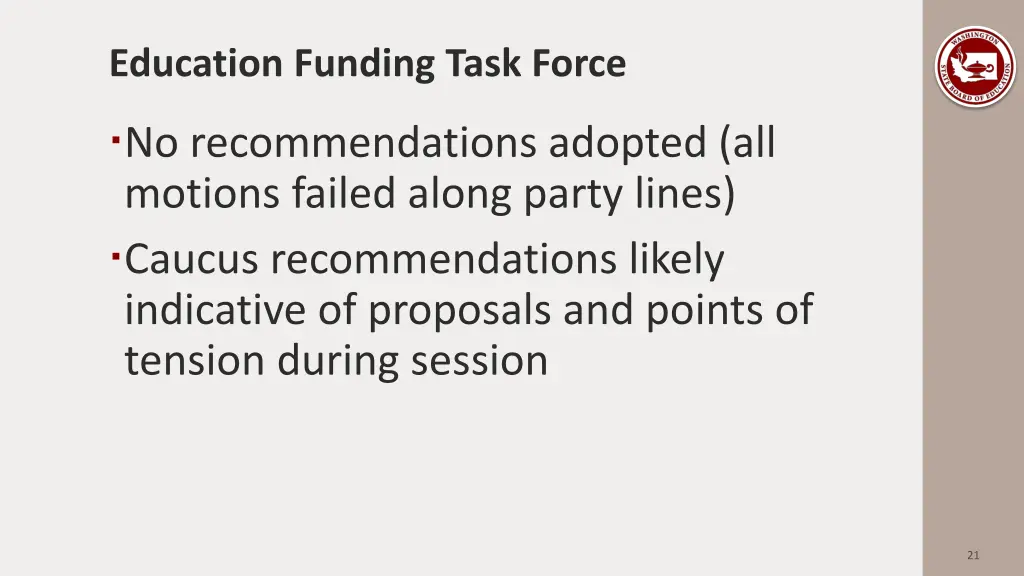 education funding task force 2