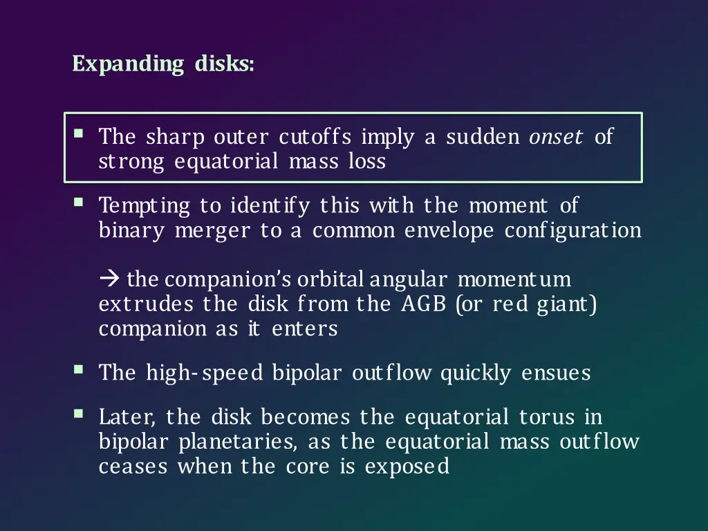 expanding disks