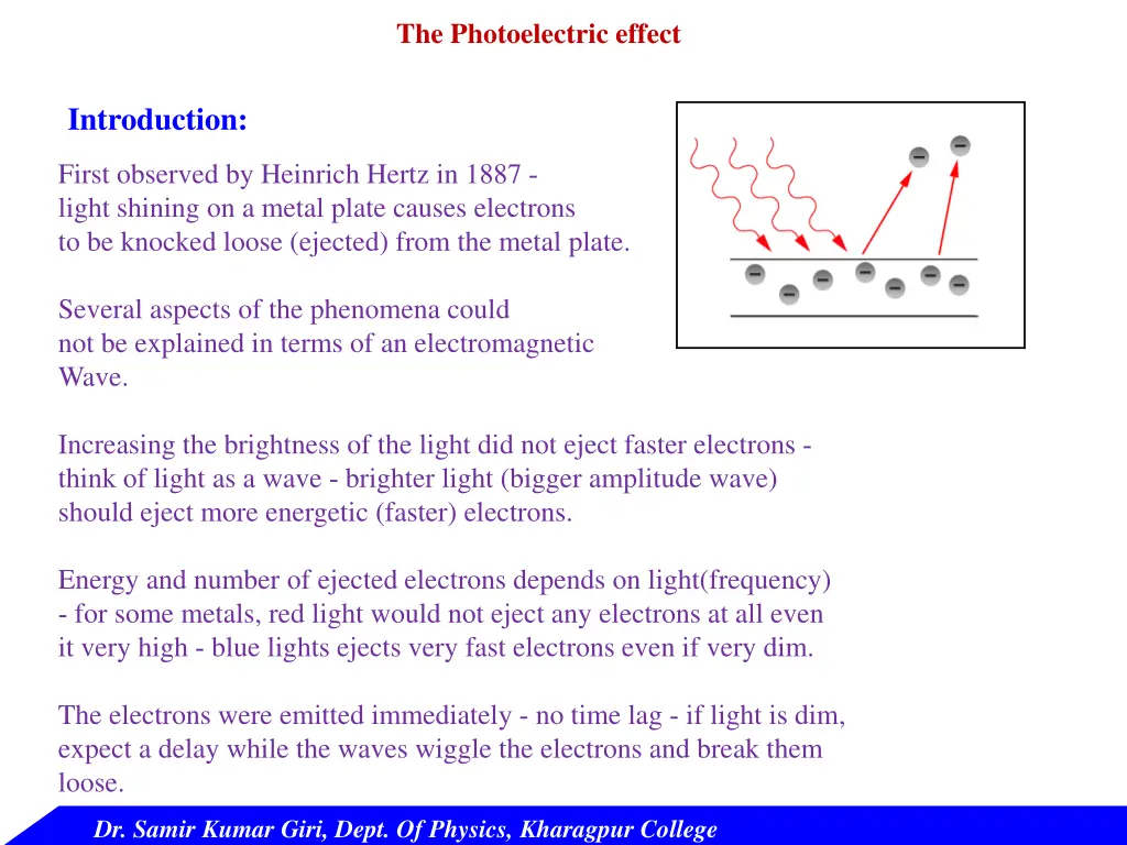 the photoelectric effect 1