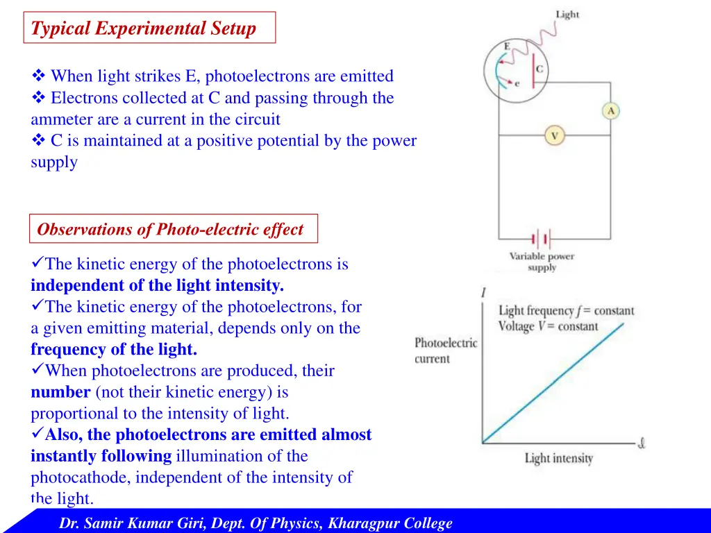 typical experimental setup