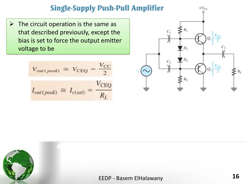 the circuit operation is the same as that