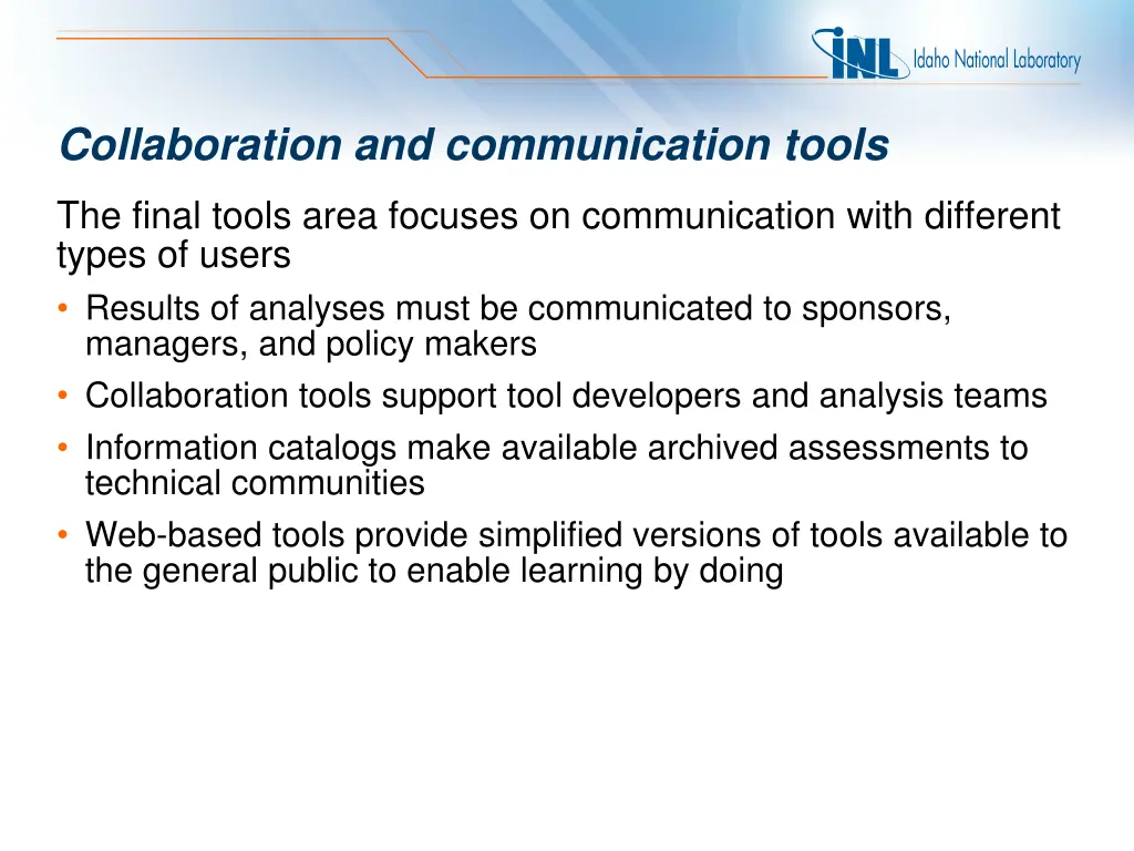 collaboration and communication tools