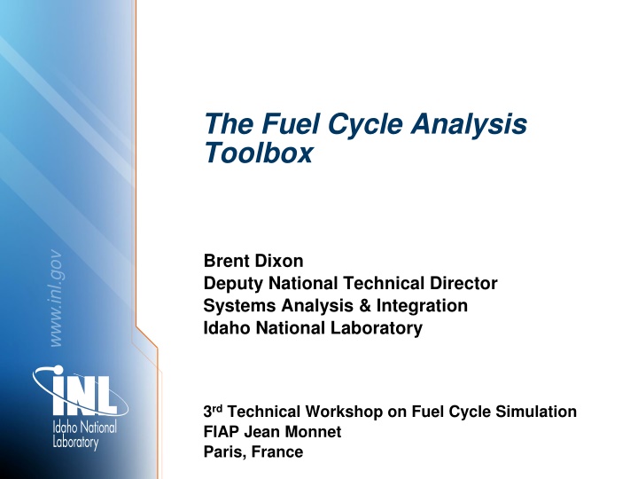 the fuel cycle analysis toolbox