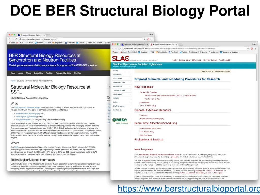 doe ber structural biology portal