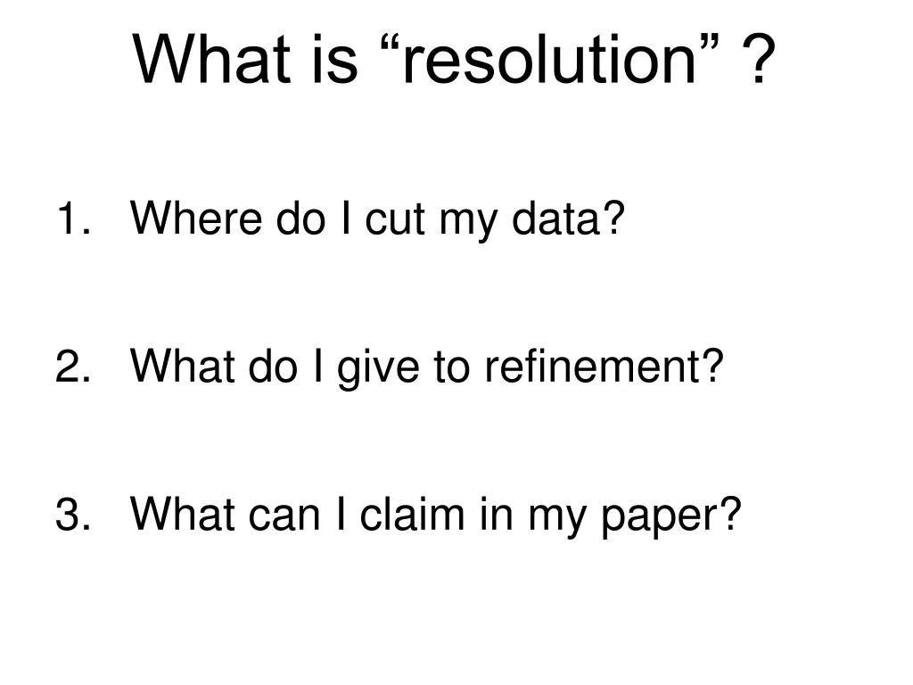 what is resolution