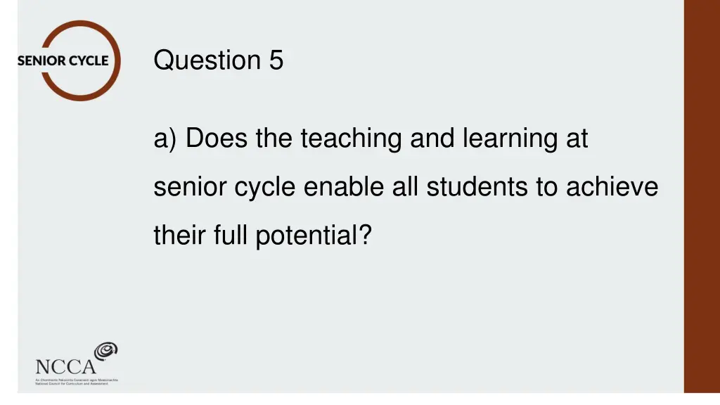 question 5