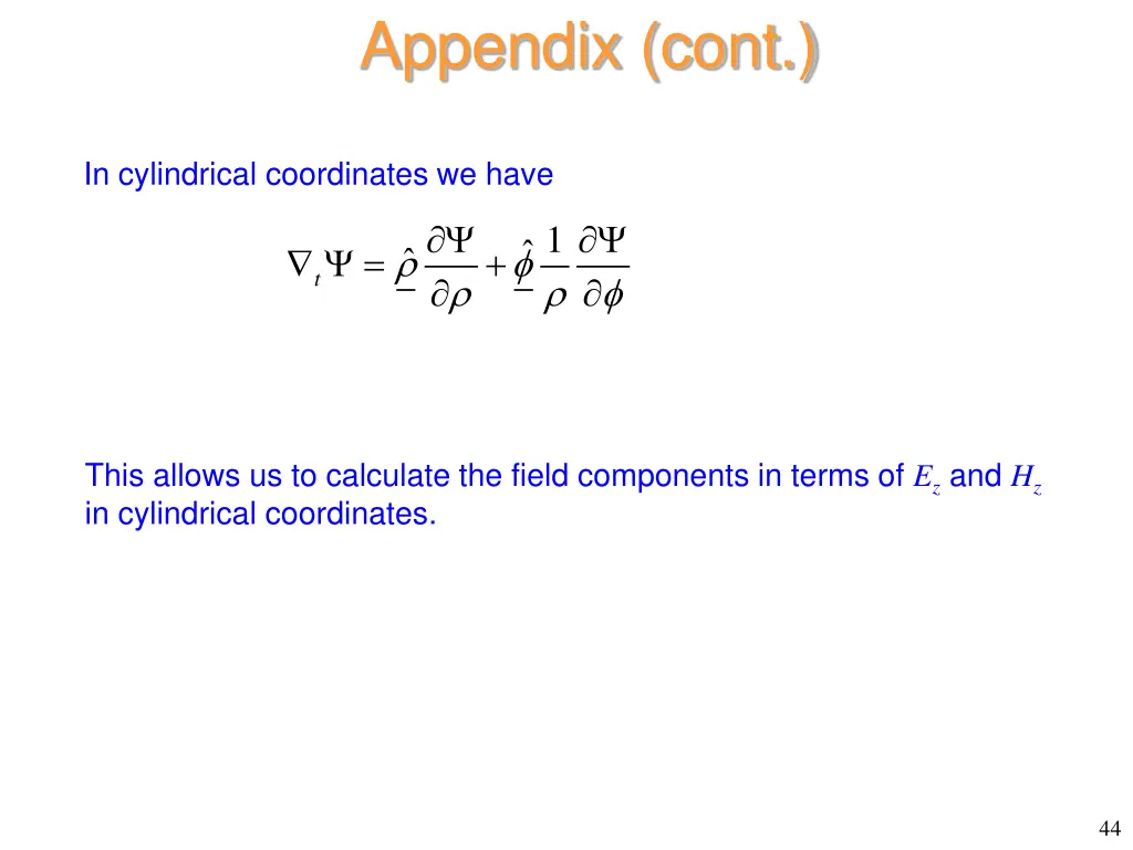 appendix cont 1