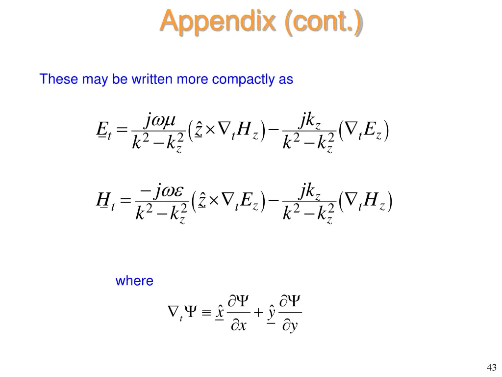 appendix cont