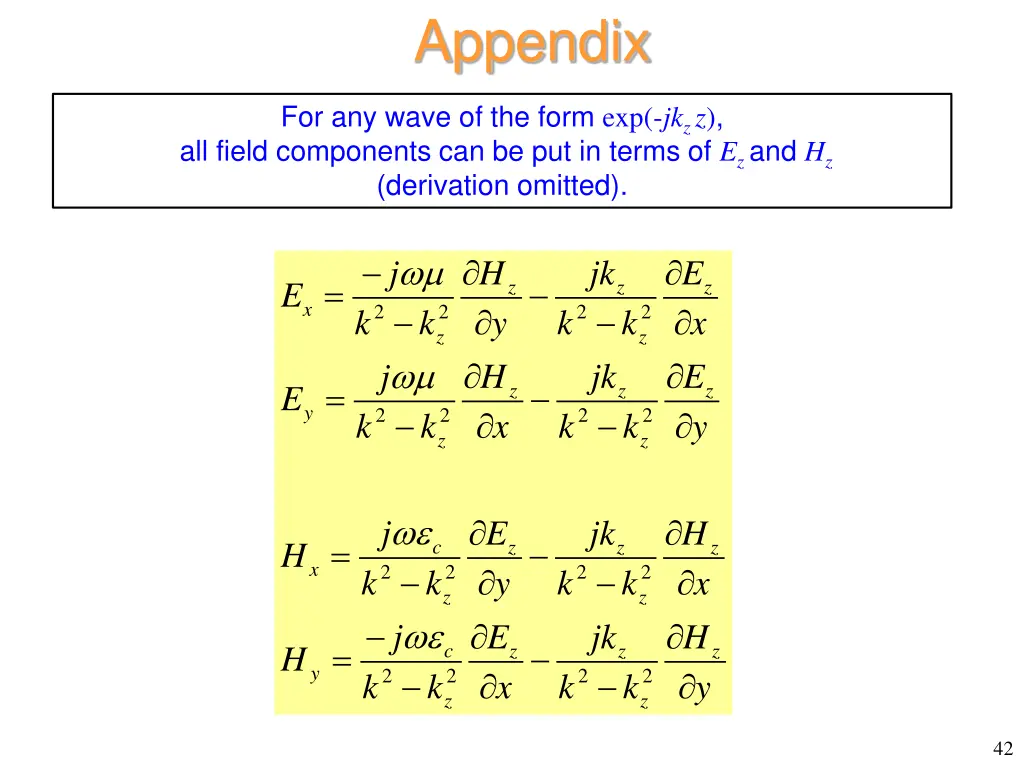 appendix