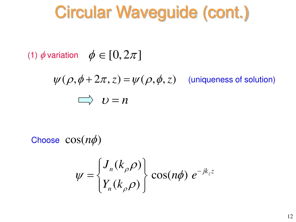 circular waveguide cont