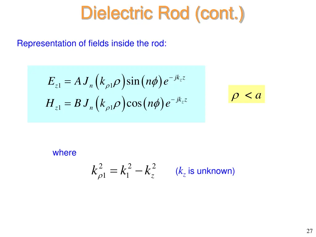 dielectric rod cont