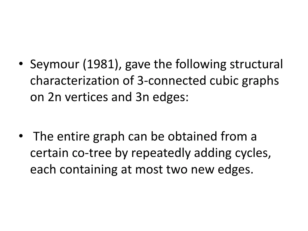 seymour 1981 gave the following structural