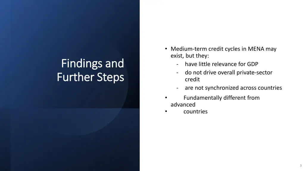 medium term credit cycles in mena may exist