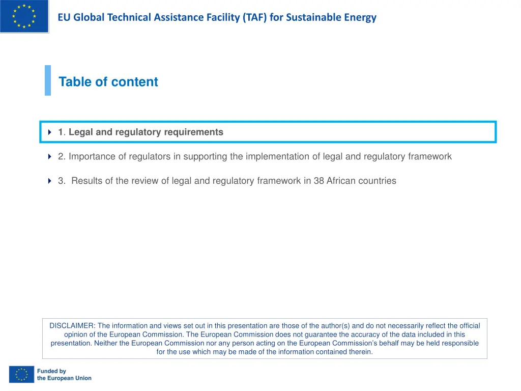 eu global technical assistance facility 1