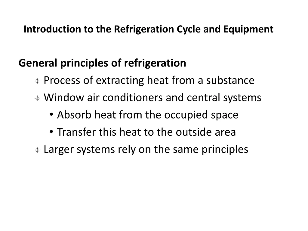 introduction to the refrigeration cycle 2