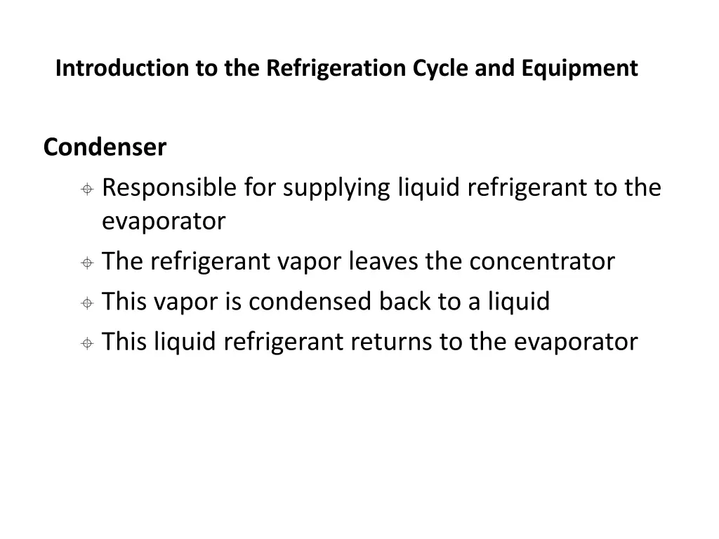 introduction to the refrigeration cycle 29