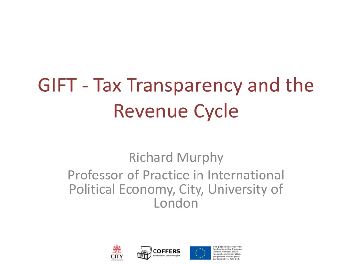 gift tax transparency and the revenue cycle