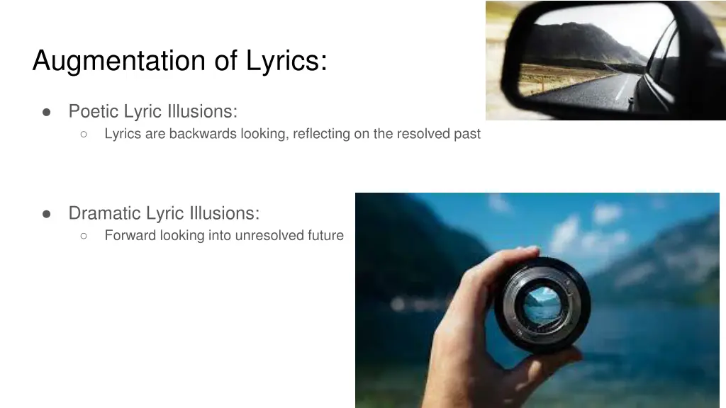 augmentation of lyrics