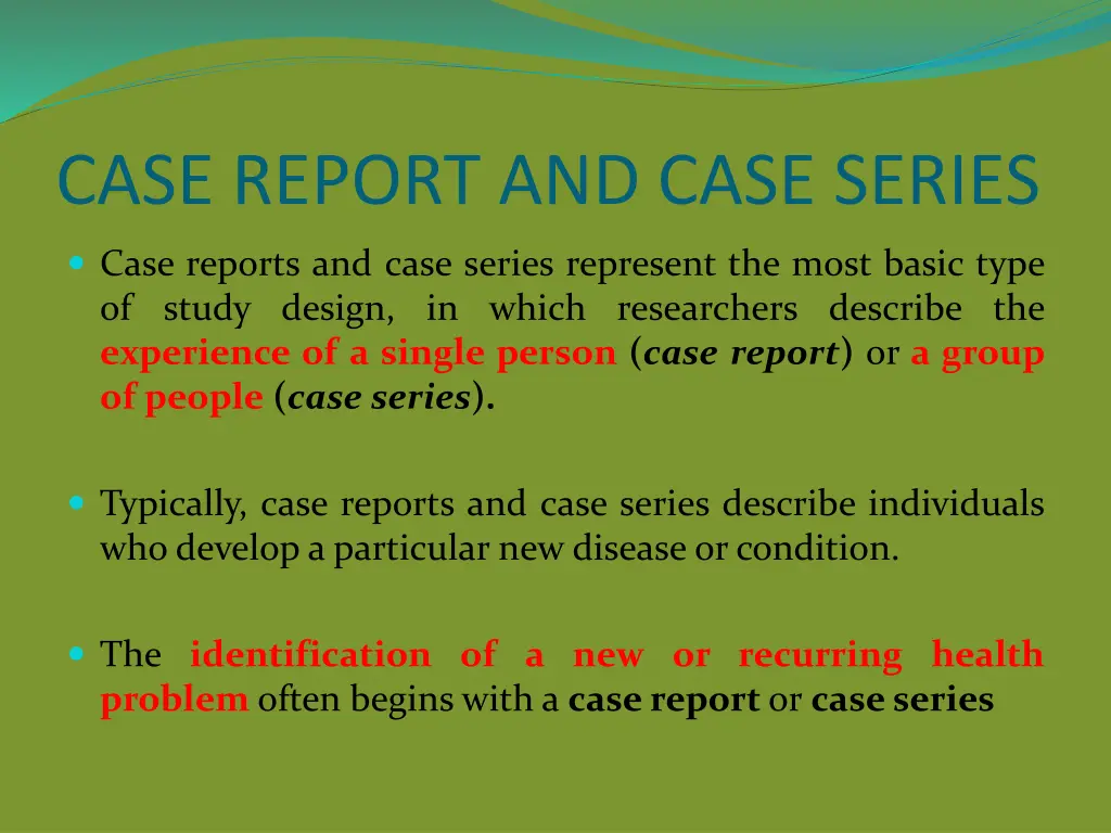 case report and case series