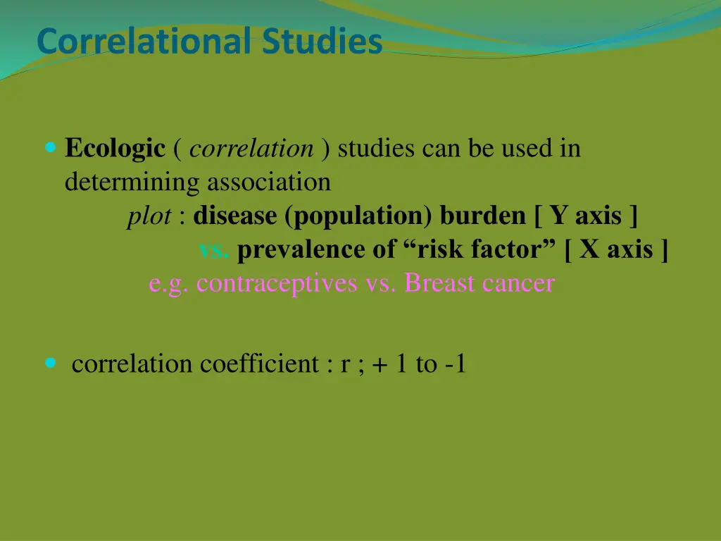 correlational studies 1