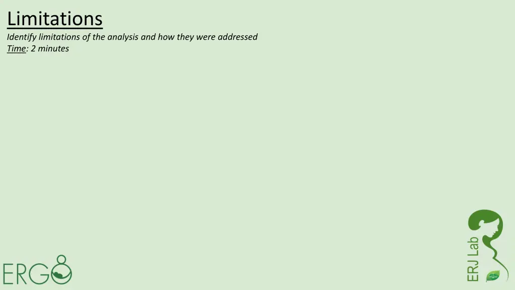 limitations identify limitations of the analysis