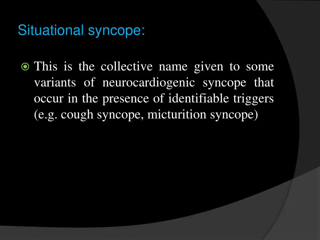 situational syncope