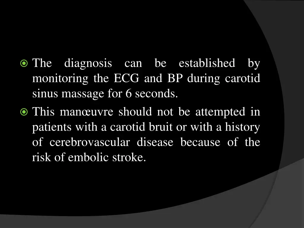 the monitoring the ecg and bp during carotid