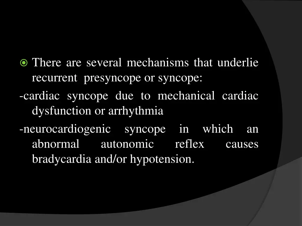 there are several mechanisms that underlie