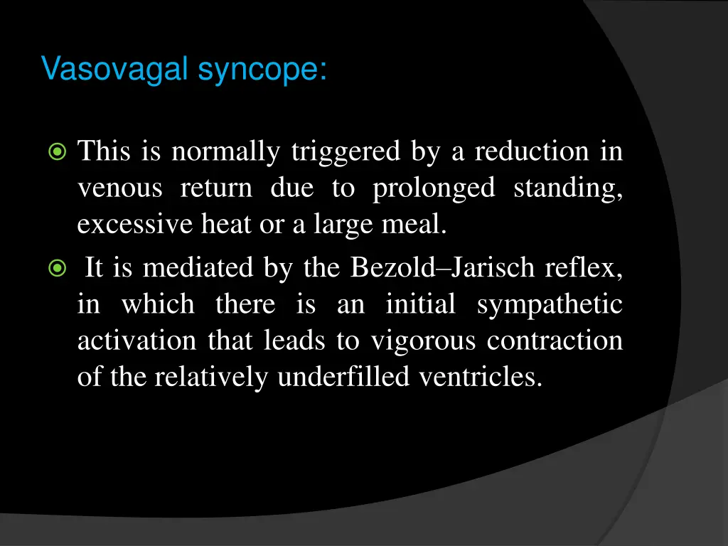 vasovagal syncope