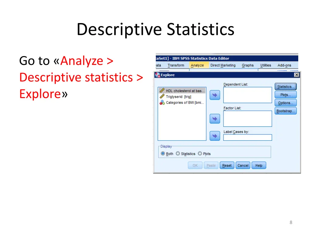 descriptive statistics 1